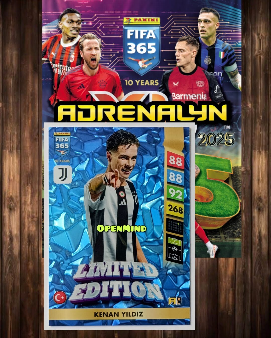Panini Fifa 365 2025 Limited Edition card KENAN YILDIZ