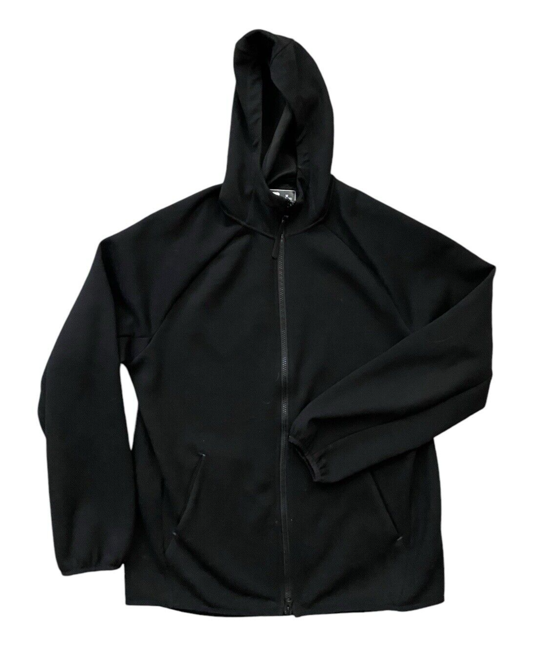 Russell Athletic Fusion Knit Jacket Mens Medium Black Hoodie