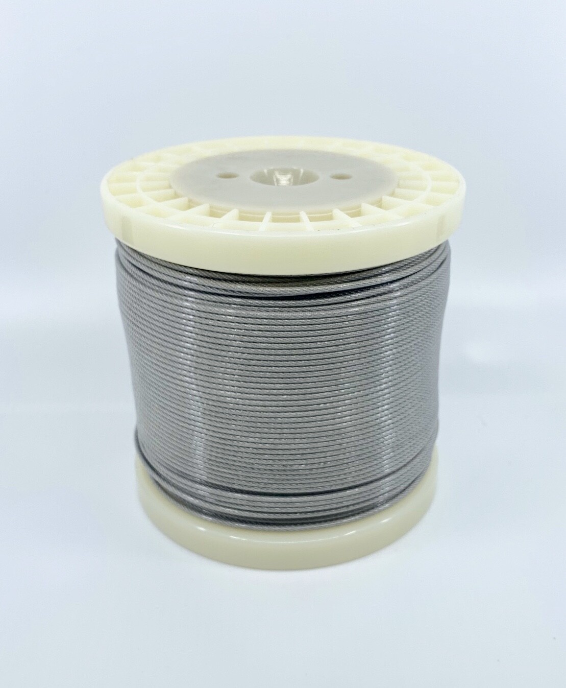 49 Strand Stainless Steel Cable Vinyl Coated 2.0mm 700 lb 500' -100 2.5mm crimps