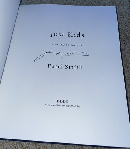 Patti Smith Signed Book Just Kids hardcover | eBay