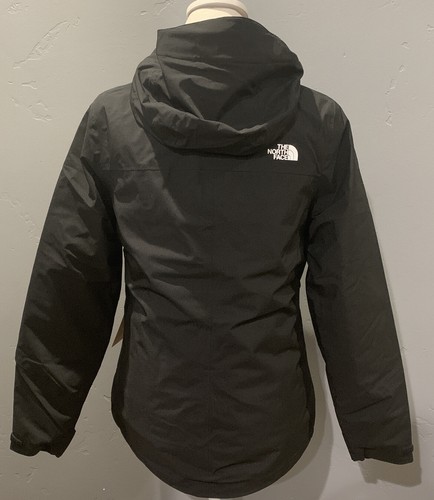 Pre-owned The North Face Women Peak Triclimate 3-in-1 Waterproof Winter Jacket In Black In Tnf Black