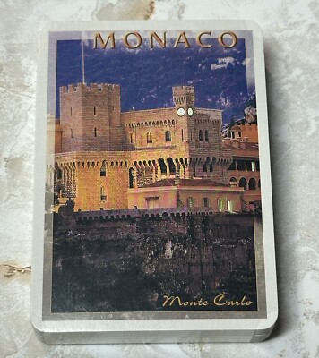 MONACO Monte-Carlo French Riviera Playing Cards Travel Souvenir Sealed New
