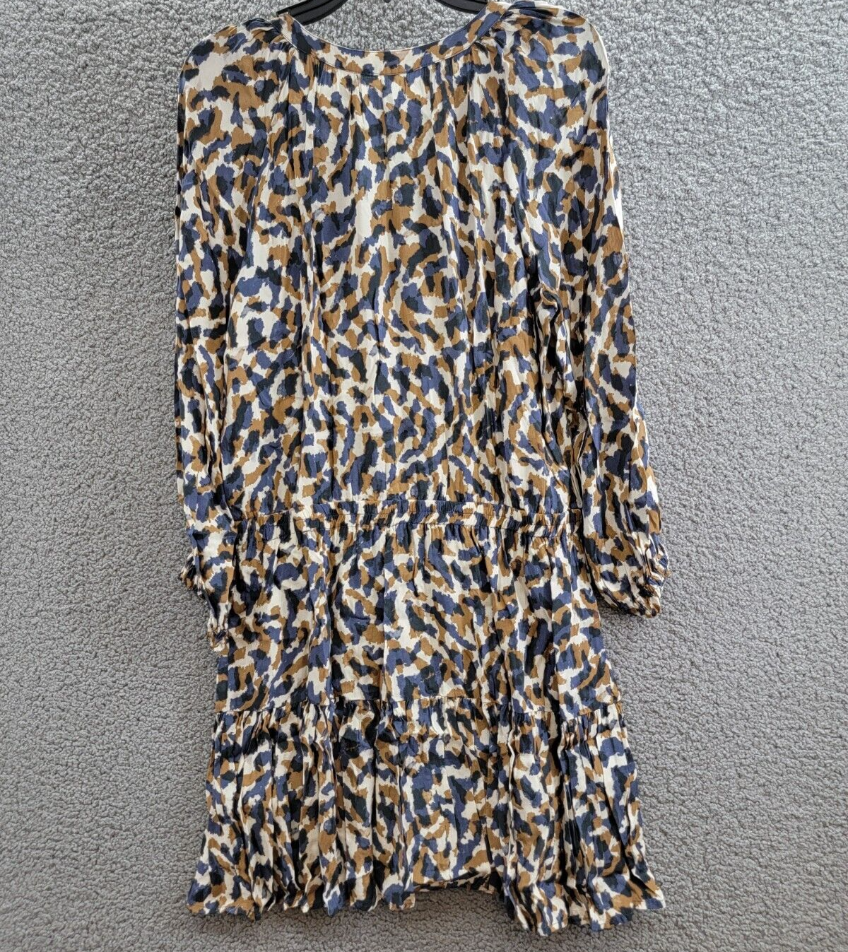 Velvet by Graham & Spencer Jill Boho Dress Women's M Multi V-Neck Long Sleeve - Picture 10 of 16