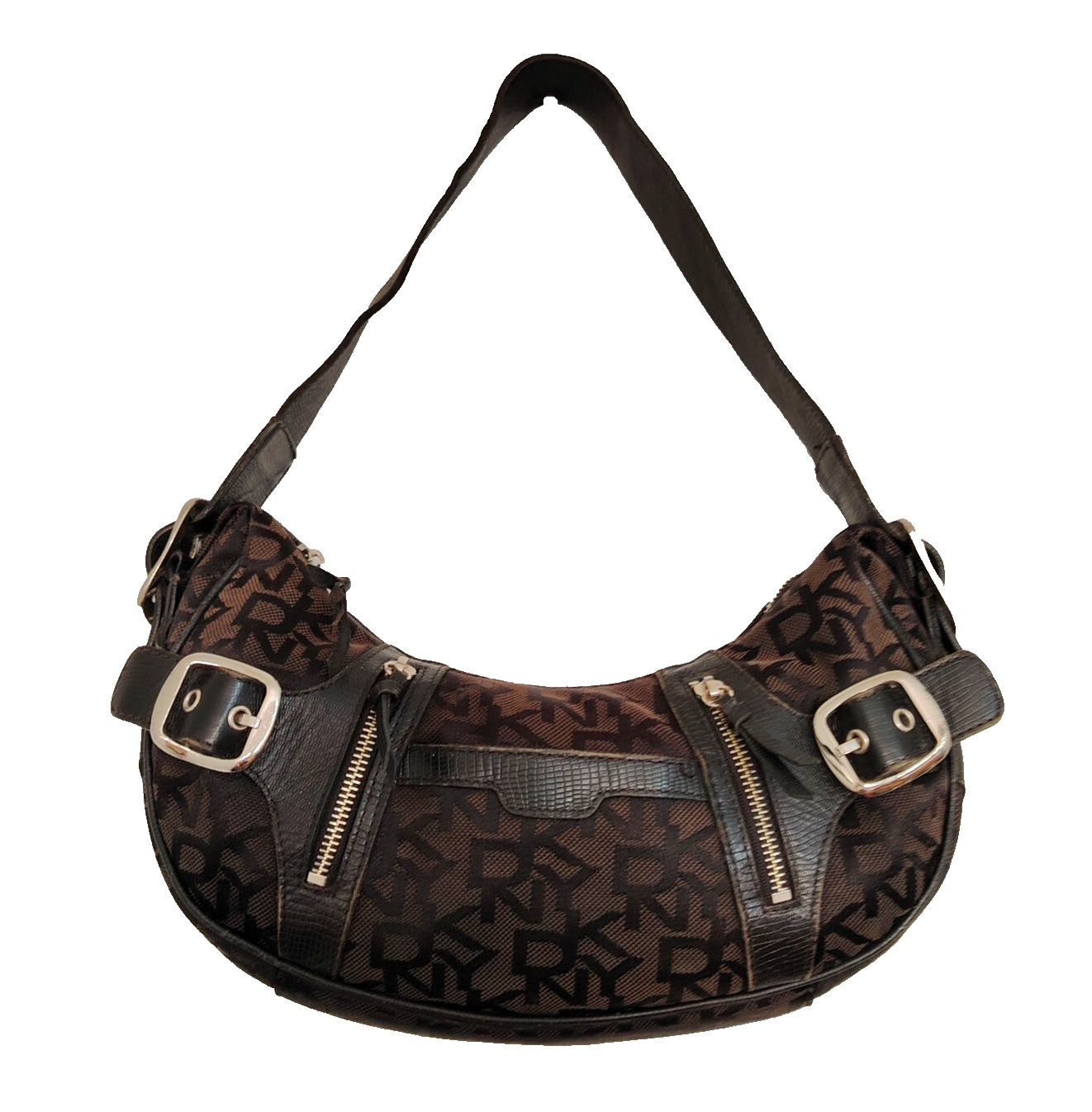 バッグ archive DKNY leather boston bag y2k archive DKNY leather boston bag y2k