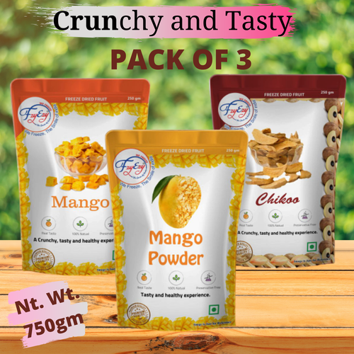 FZYEZY Gefriergetrocknete Mango-, Chikoo- und Mangopulver-Fruchtpackung mit...