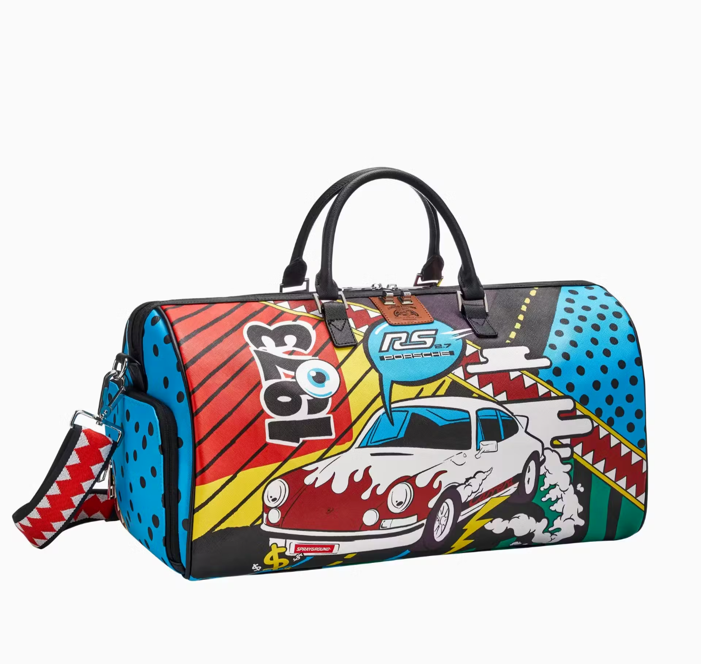 OFFICIAL PORSCHE 911 2.7 Sprayground Duffel Travel Gym bag Limited Edition NEW
