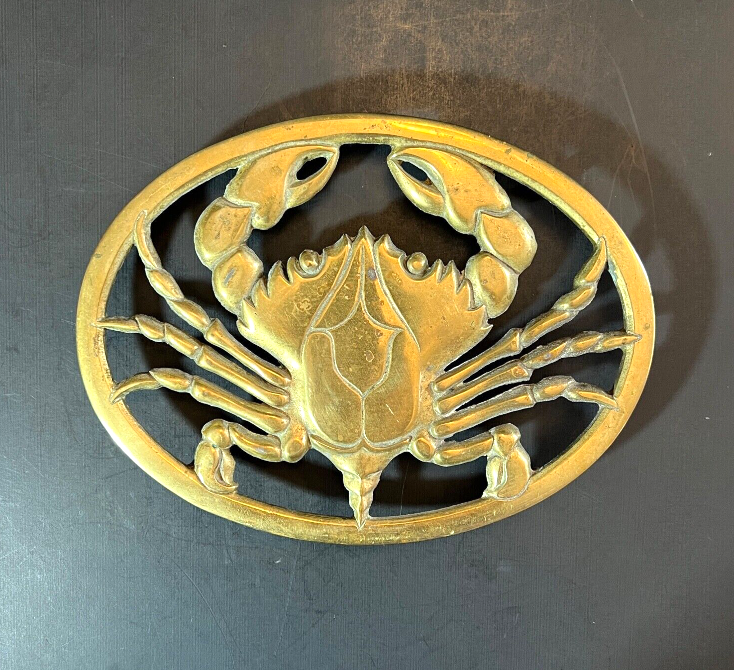 Brass Crab Trivet Holder Brass Crab Trivet Holder