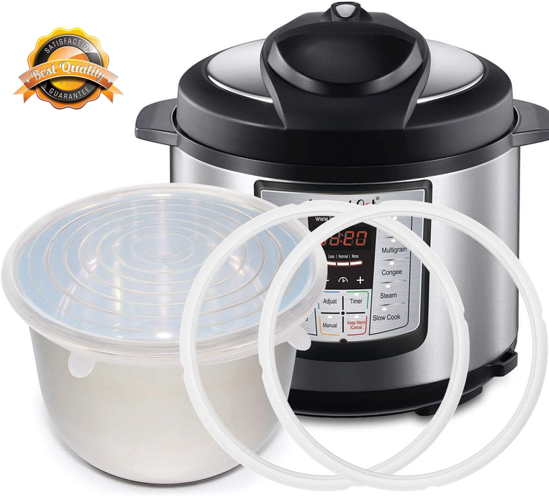 5/6 Qt Pressure Cooker Sealing Ring Gaskets 2pc + Silicone Pot Lid Set