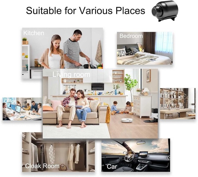 Mini Wireless 1080P Hidden Camera Wifi IP Home Security HD Night Vision Cam New - Image 33