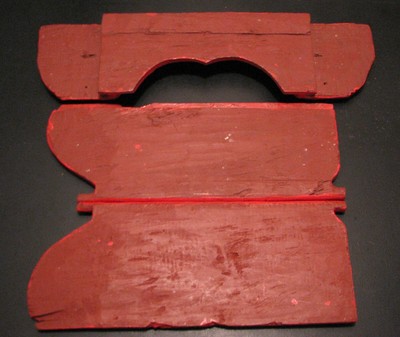 Asian Antiques Doors Balinese Painted Gold 20