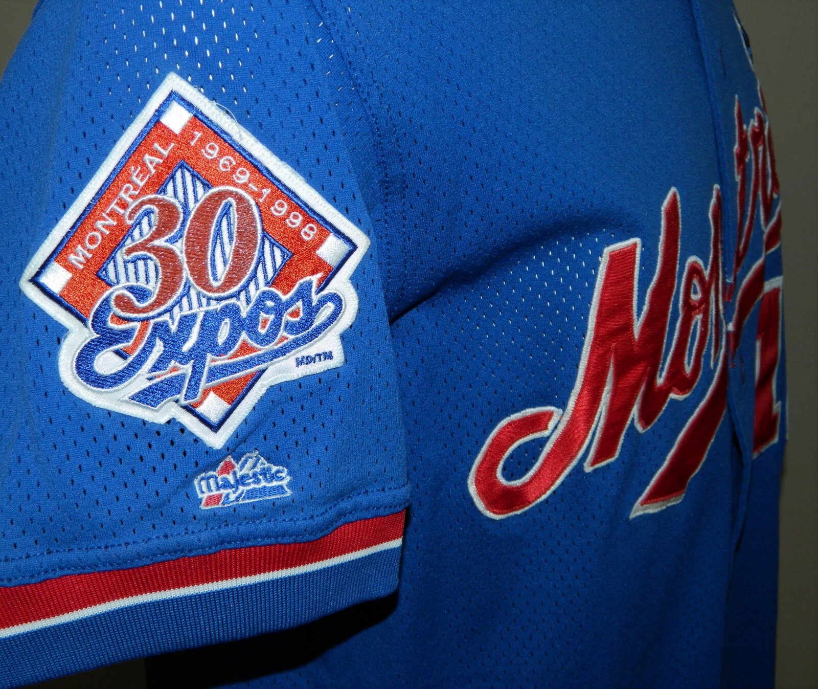 1998 Raul Chavez Game Worn Montreal Expos BP Jersey #12 - Majestic Size XL