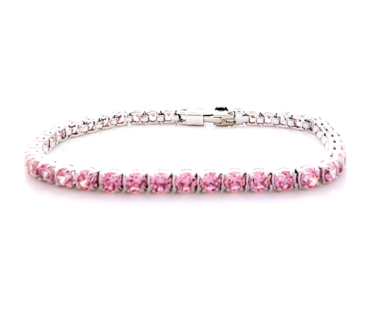 New in Gift Box SWAROVSKI 5648931 Pink Sparkle Crystal Matrix Tennis bracelet
