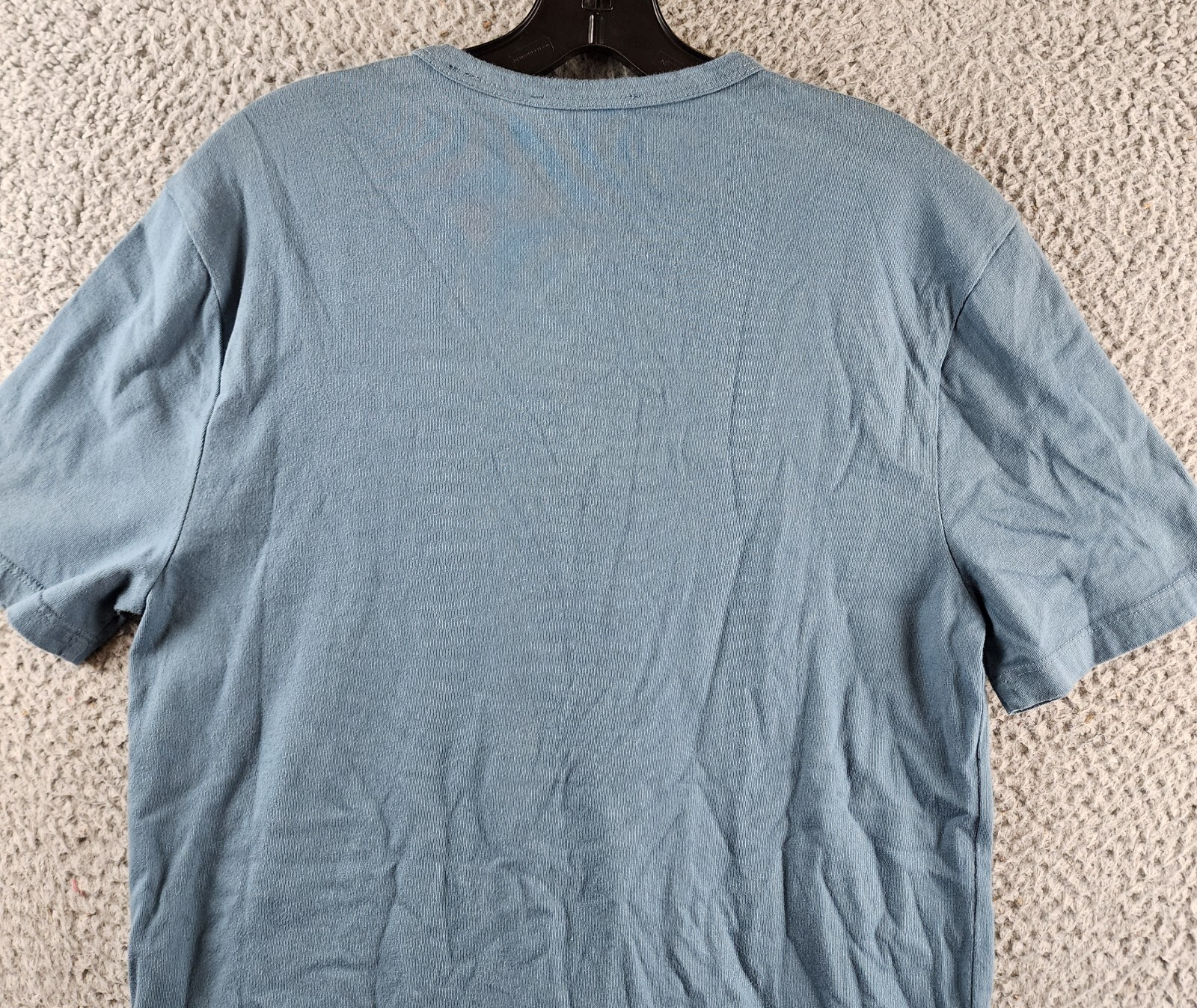 Vince Pima Cotton Pique Tee Men's XS Teal Crewneck Short Sleeves Pullover Style - Picture 10 of 13