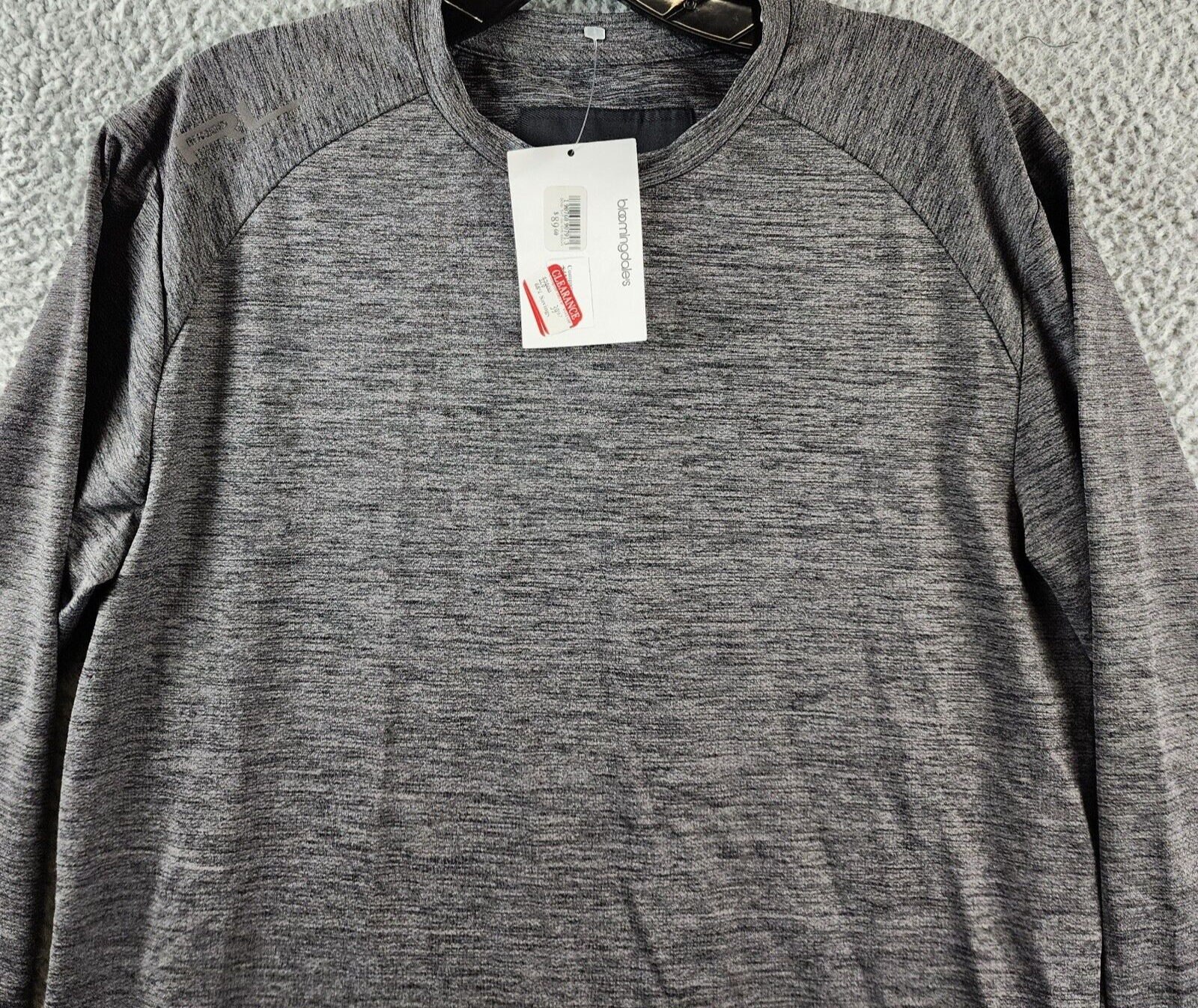 Ralph Lauren RLX Classic Fit Stretch Micro Mesh Tee Men's S Barclay Heather L/S - Picture 4 of 13