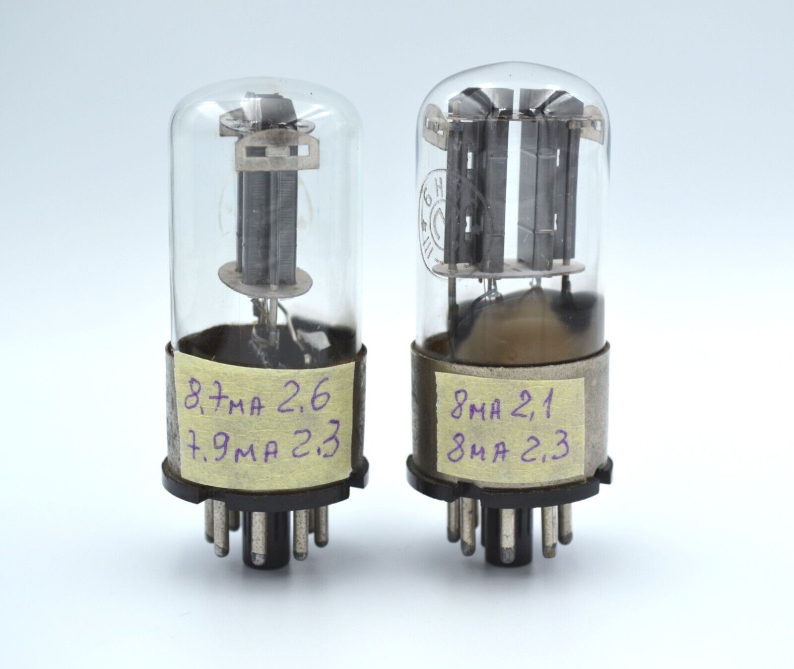 NEW 2pcs 6N8S MELZ Metal Base MATCHED PAIR Tube NOS 6SN7 NEW 2pcs 6N8S MELZ Metal Base MATCHED PAIR Tube NOS 6SN7