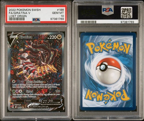 ポケモンカード Giratina V PSA 10 #111 2022 Pokemon Sword & Shield Lost Origin 186 Fa/giratina V