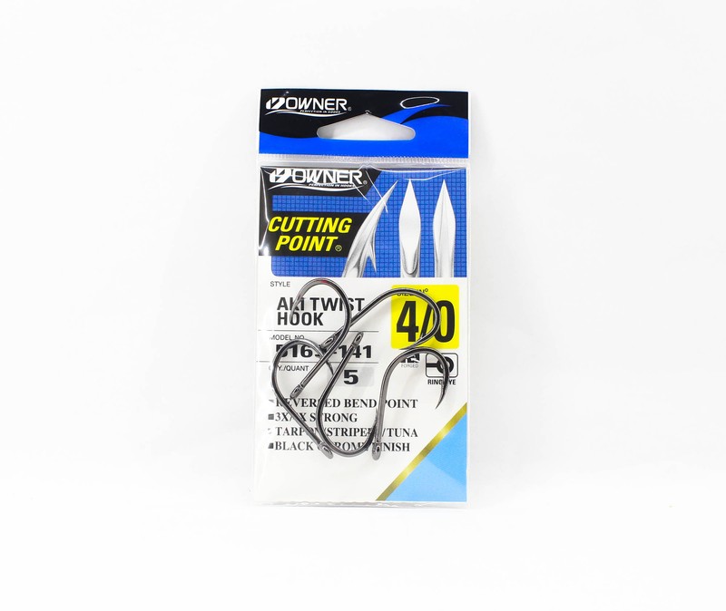 Owner 5169 Aki Twist Hook Size 4/0 (9896)