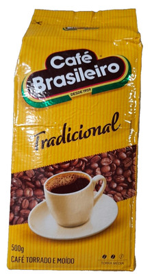 Cafe Brasileiro Traditional - Authentic Brazilian Coffee - 500g