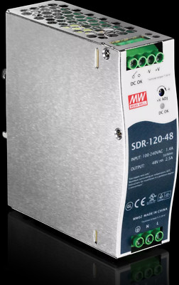 TRENDnet TI-S12048 DIN Rail 48V 120W Power Supply for TI-PG541