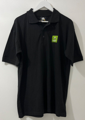 Autotech Academy Men Black Uniform Polo Top Size Large