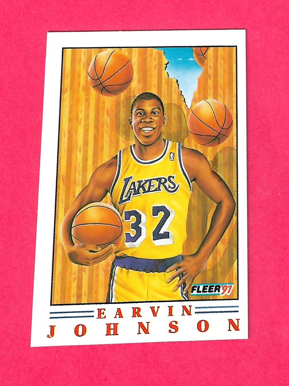 NBAカード】Magic Johnson◆Finest Refractor magic-johnson-1995-96-topps-