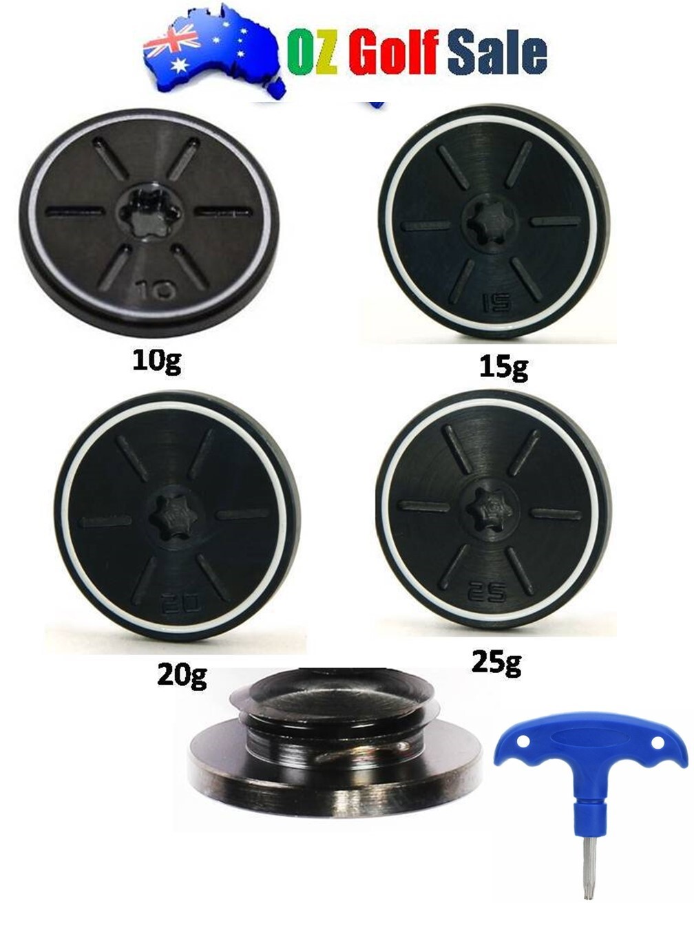1pcs Weight TaylorMade Manta Ghost /Tour Daddy Long Legs 1pcs Weight TaylorMade Manta Ghost /Tour Daddy Long Legs