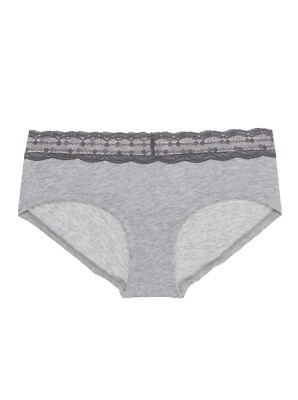 CLEARANCE - Cosabella Bella Avi Tween Boyshort 2-Pack in Heather Gray - S, M, XL