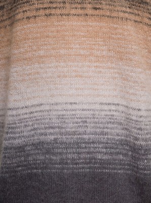 Pre-owned Laneus Multicolor Crewneck Sweater In Mohair Blend Man