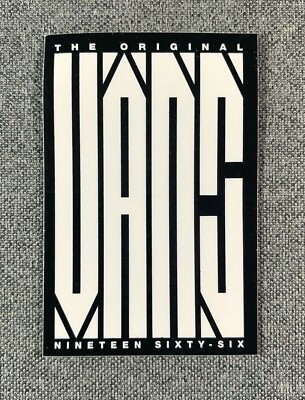 VANS Off The Wall The Original Vans Nineteen Sixty-Six Skateboard Sticker 3''