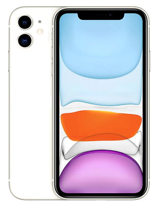 New Apple iPhone 11 - 64GB - White (Boost Mobile) A2111 (CDMA + GSM) Dual Sim