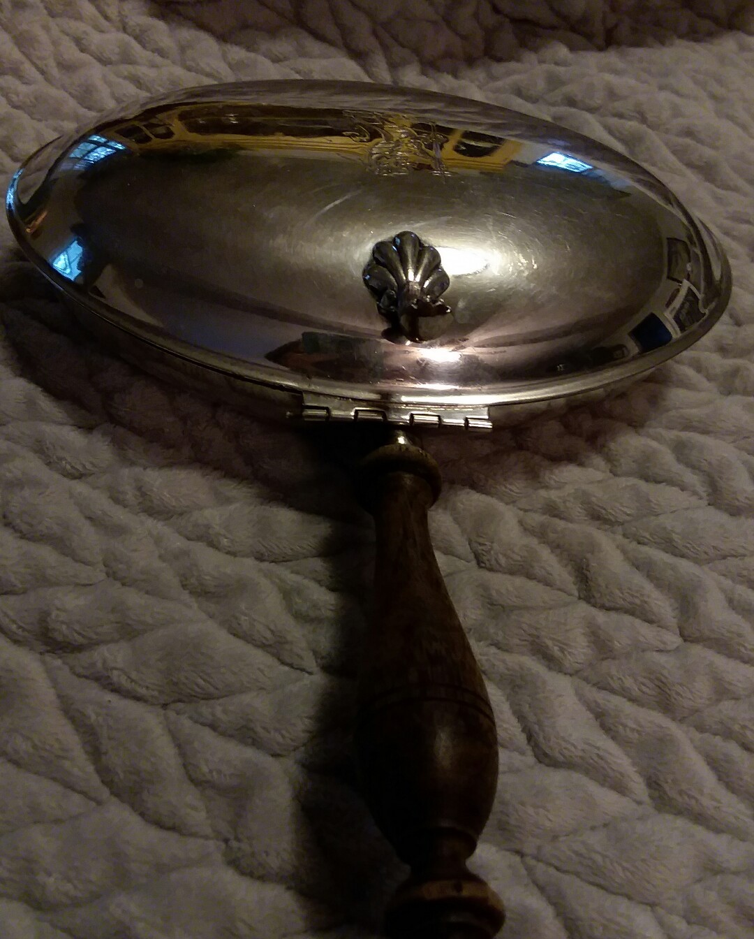Crescent Silverware mfg.  Vintage Silver Butler's Ashtray, Crumb Catcher, Nice