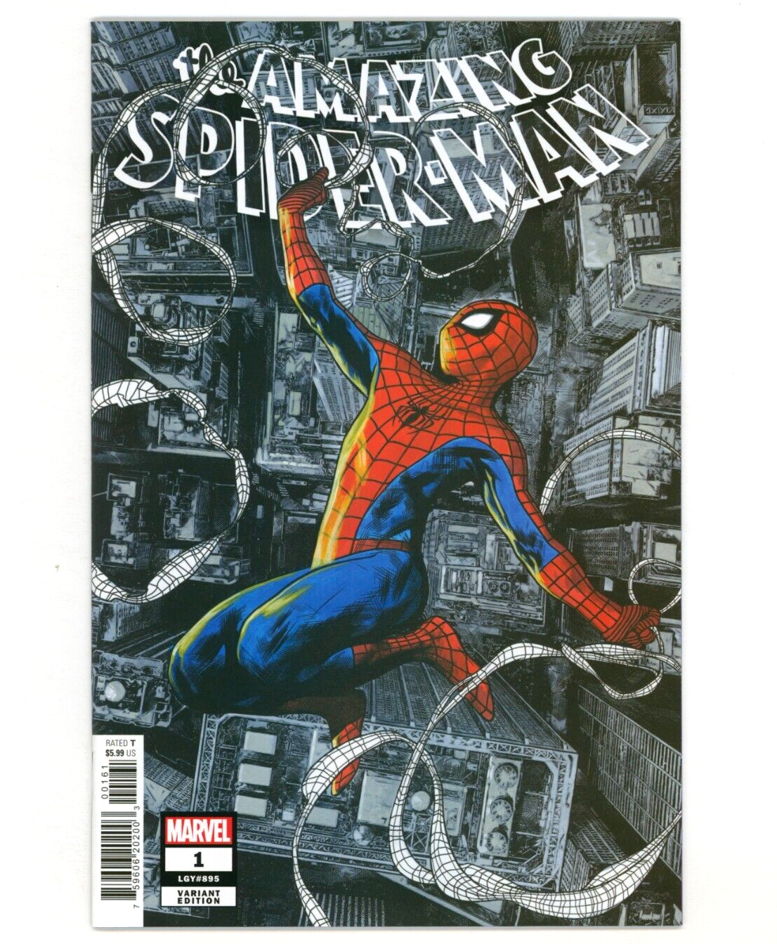 Marvel Comics AMAZING SPIDER-MAN #1 (#895 Legacy) CHAREST 1