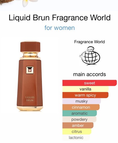 Liquid Brun EDP Perfume By Fragrance World FA 80ML Rich