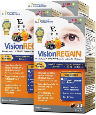 Liposomal Lutein & Krill Oil - 30-Day Vision Support with 8X Nutrient Absorption