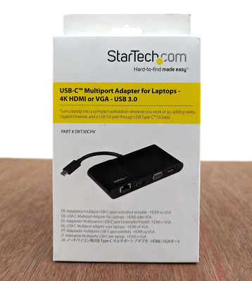 T StarTech.com USB-C  Multiport adapter for laptops-4K HDMI or VGA-USB 3.0