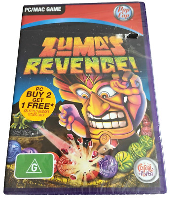 Zuma's Revenge Windows PC Puzzle Game fun action kids - New Sealed  Fast Post
