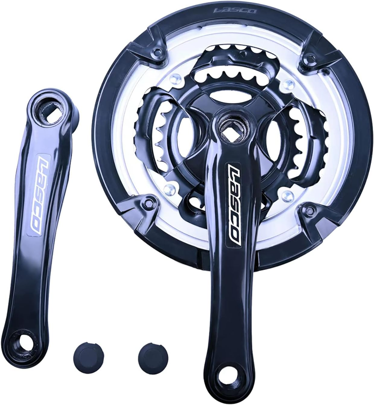 Crankset,Mountain Bike Crankset,9 Speed Square Taper Crankset,Chain Ring Set,Spe