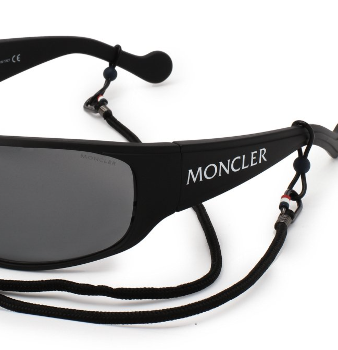 Pre-owned Moncler Eyewear Sunglasses Shield Glasses Ski Mask Visor In Gray