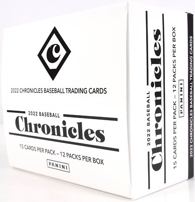 2022 Panini Chronicles Baseball Jumbo Value 12-Pack Box  Loaded with GREAT Cards
