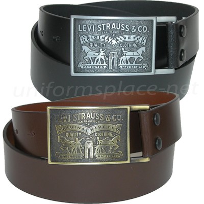 Levis Leather Belt Mens 1 1/2\