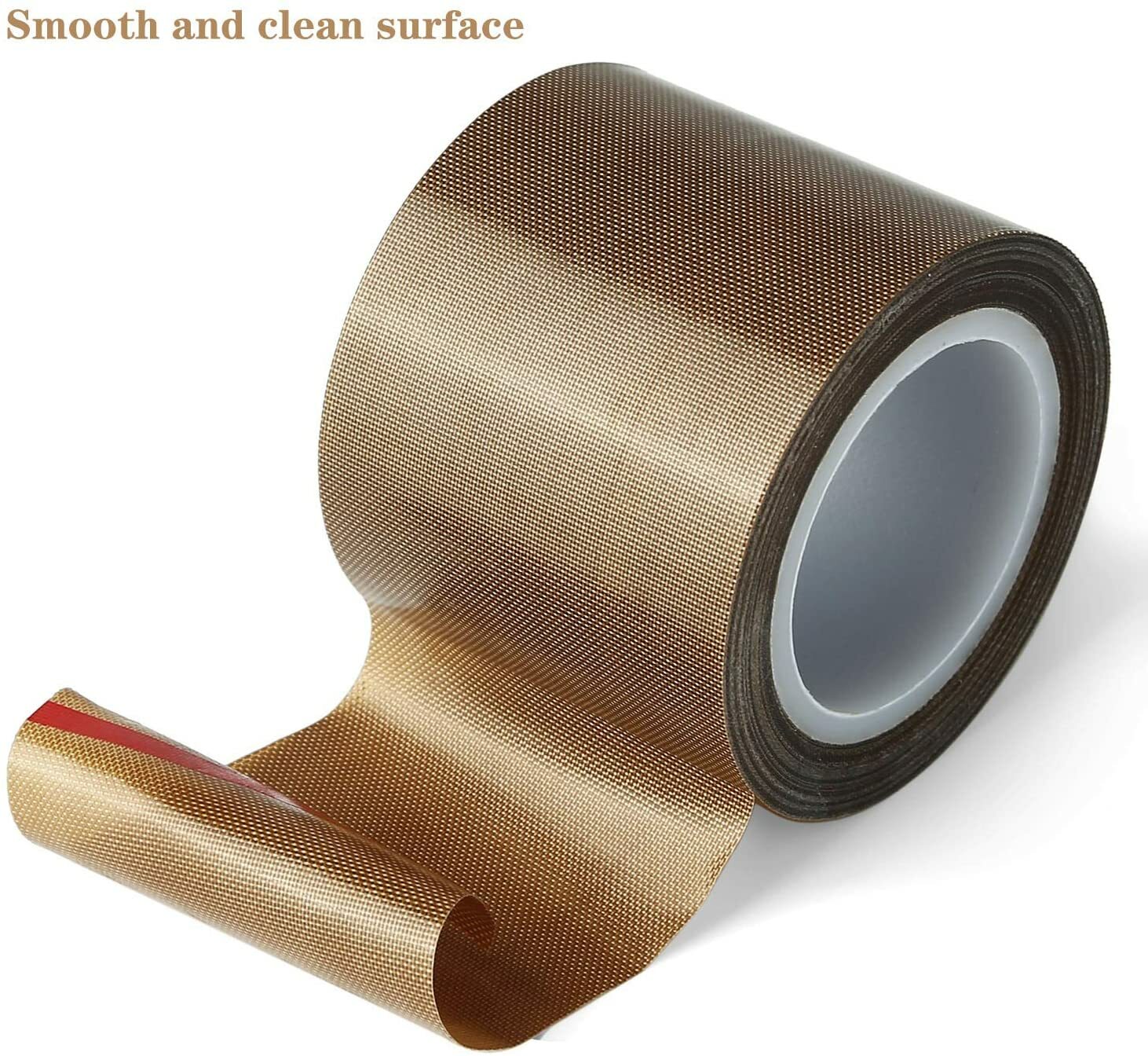 2" x 33ft Teflon Tape PTFE 180um Thicker 70-260°C Adhesive High-Temp Fiberglass
