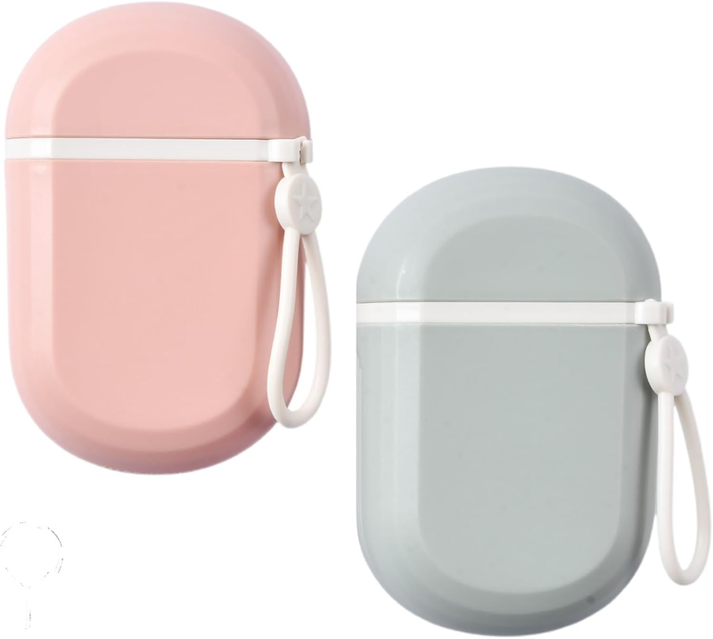 Portable Soap Box Travel - 2 Pcs Leakproof Travel Soap Case with Lid, Waterproof
