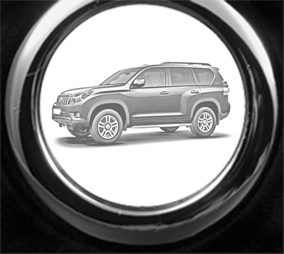 Textgravur Toyota FJ55 Schlüsselanhänger FJ 55 Land Cruiser als Fotogravur inkl