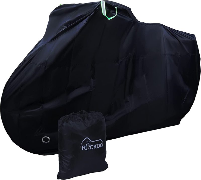 Bike Covers Outdoor Storage Waterproof For 2 Bikes Heavy Duty 190t Nylon Uv Prot