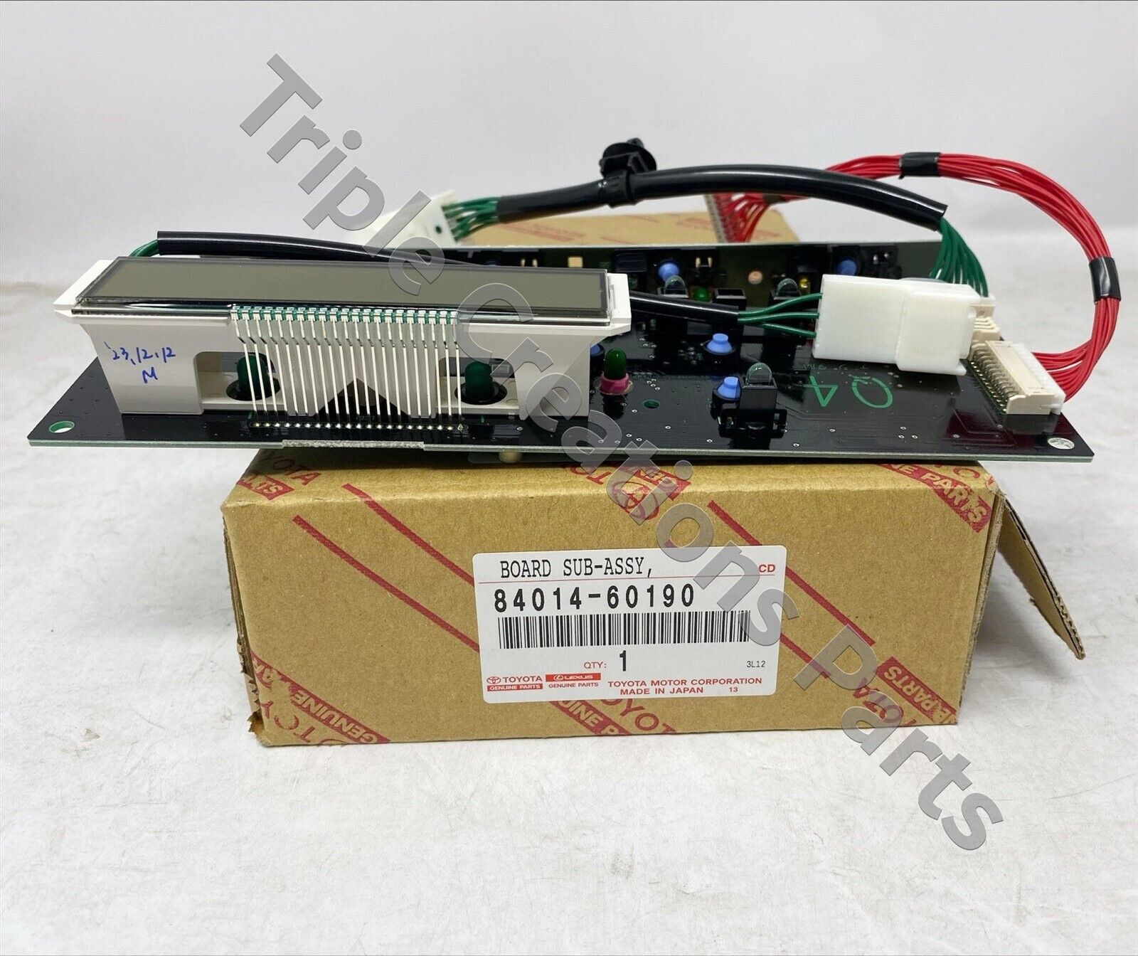 TOYOTA GENUINE 8401460190 BOARD SUB-ASSY, PRINTED WIRE INTEGRATION 84014-60190 TOYOTA GENUINE 8401460190 BOARD SUB-ASSY, PRINTED WIRE INTEGRATION 84014-60190