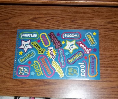 Wow words praise 30+ stickers. (bl)