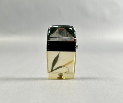 Vintage Scripto VU Lighter Fishing Hook Black