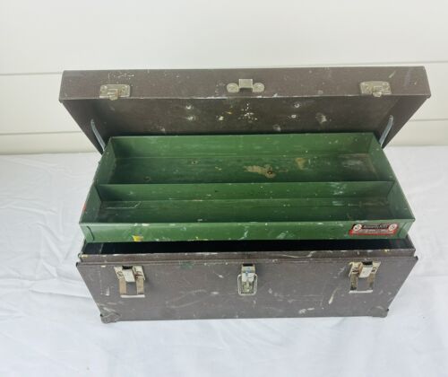 Vintage KENNEDY Metal Tool Box Model CS-16 Fishing Tackle | eBay Vintage KENNEDY Metal Tool Box Model CS-16 Fishing Tackle | eBay