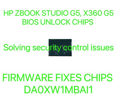 HP ZBOOK STUDIO G5, ZBOOK STUDIO X360 G5, NO PASSWORD BIOS CHIP DA0XW1MBAI1