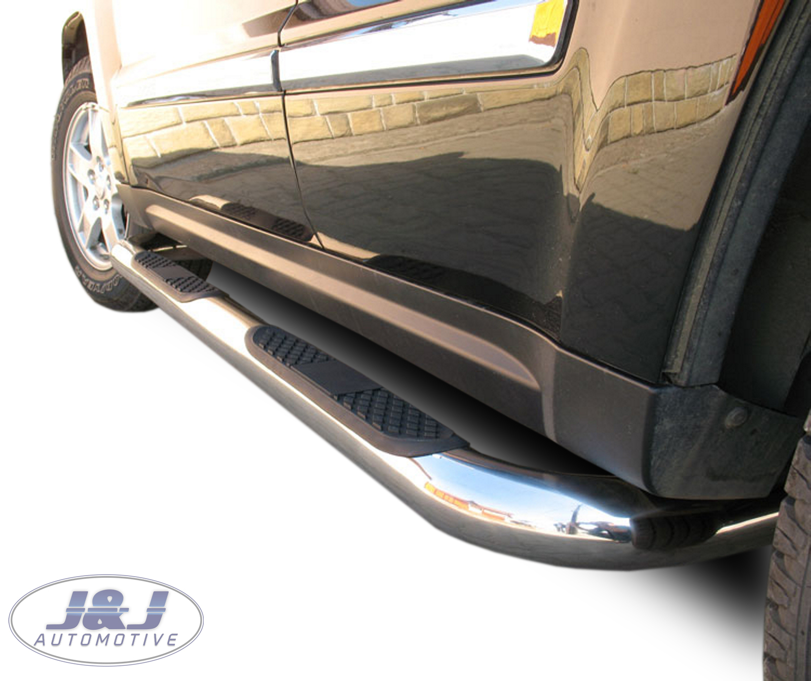 SB320 Jeep Grand Cherokee 20052010 Luxury Chrome Side Steps Bars